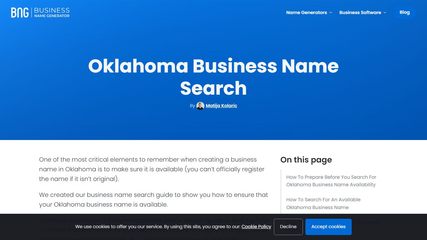 Oklahoma Business Name Search: Guidelines & Registration 2022